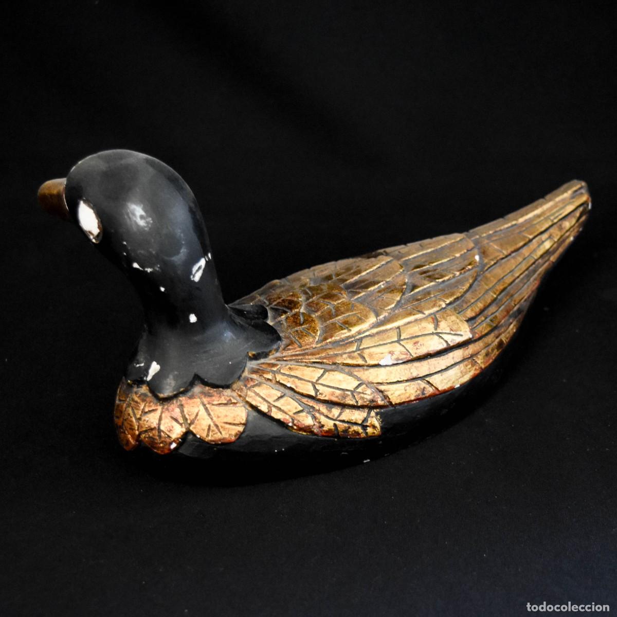Antig&uuml;edades: Antiguo pato decorativo - Foto 4