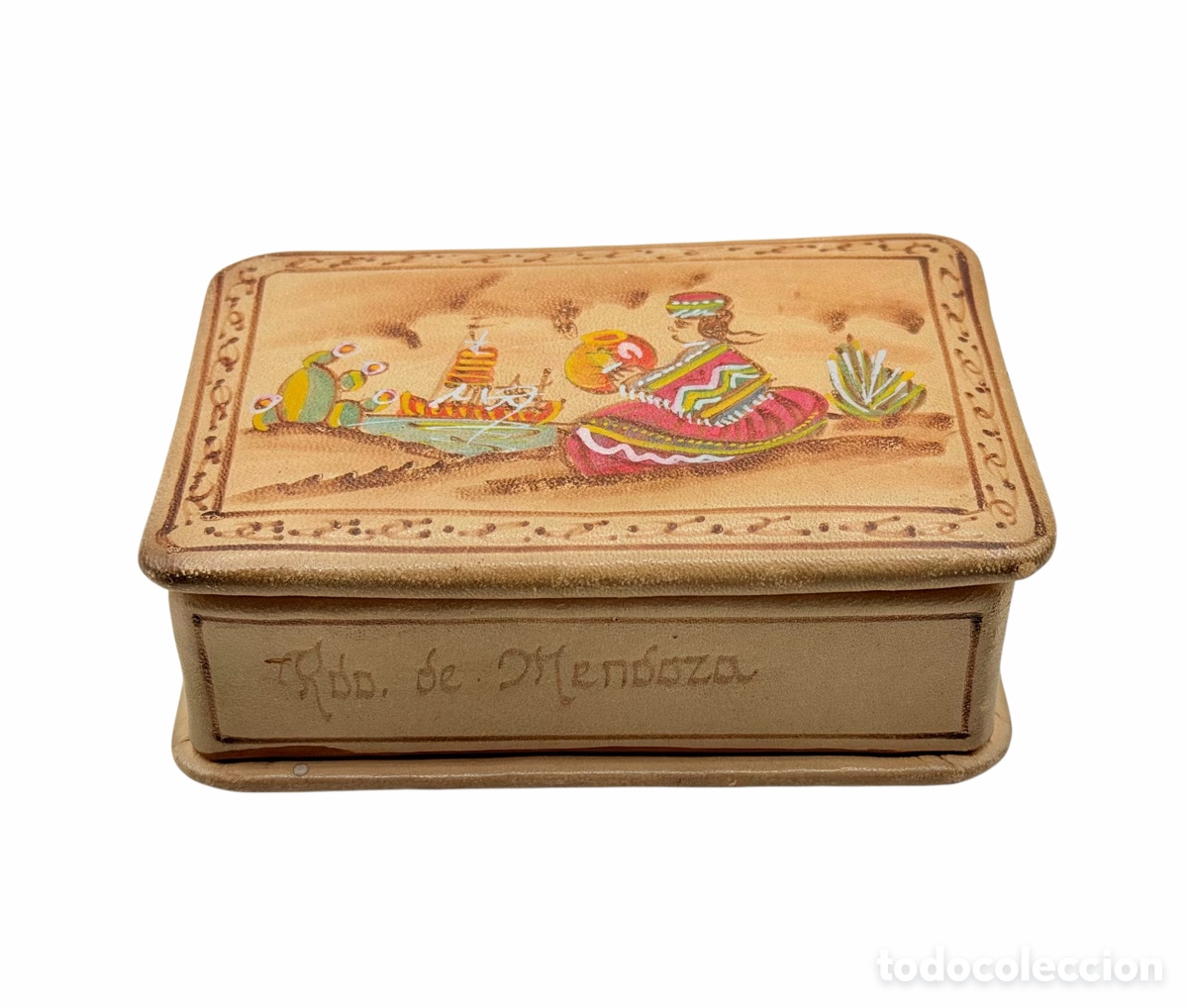 Antiquit&eacute;s: Antigua Caja Artesanal