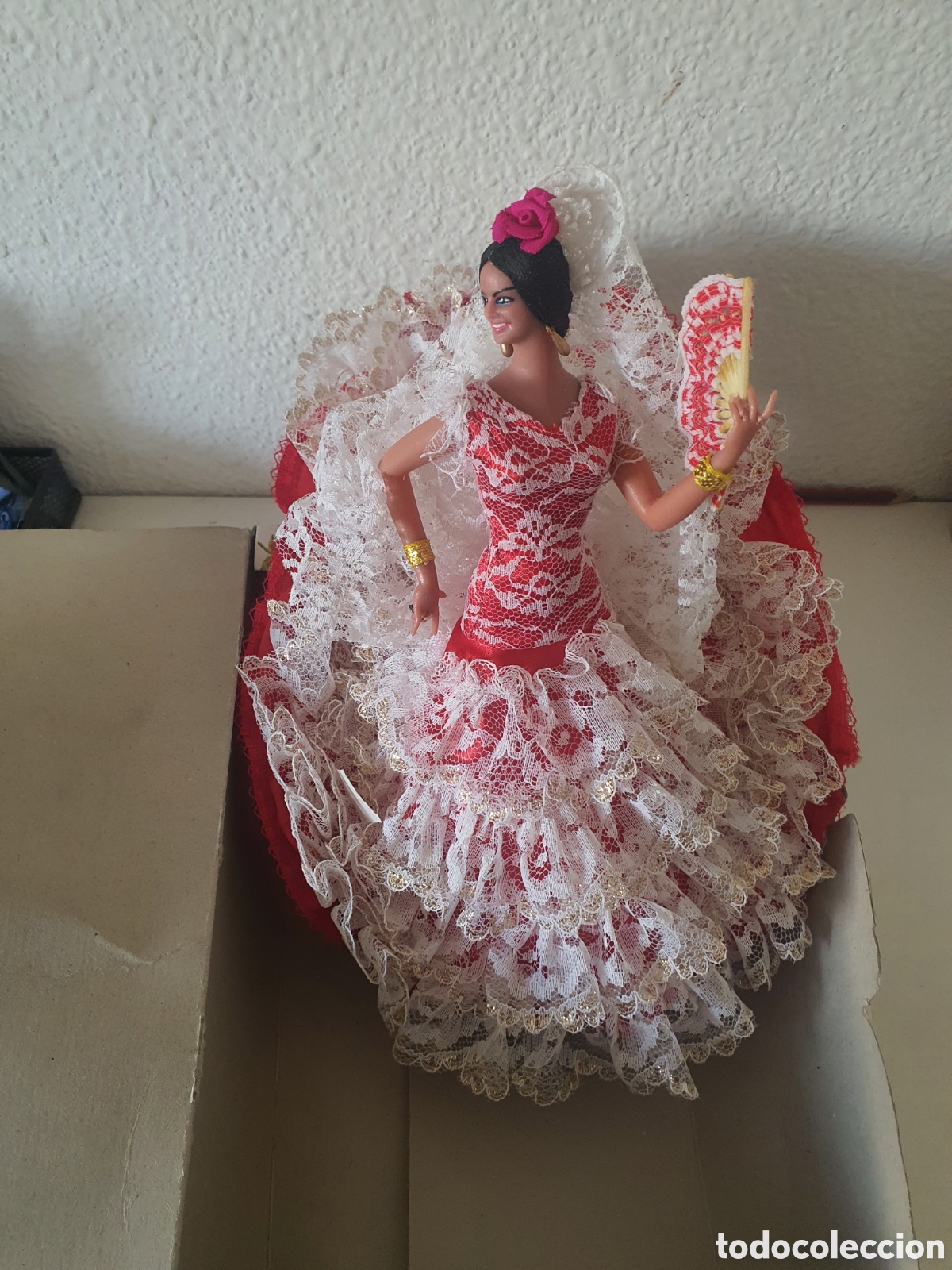 Antig&uuml;edades: mu&ntilde;eca cordobesa original casa Marin nueva