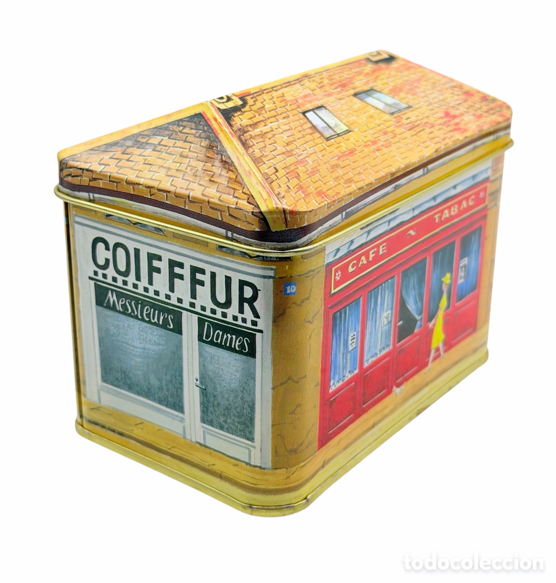 Antiquit&eacute;s: Antigua Caja de Metal