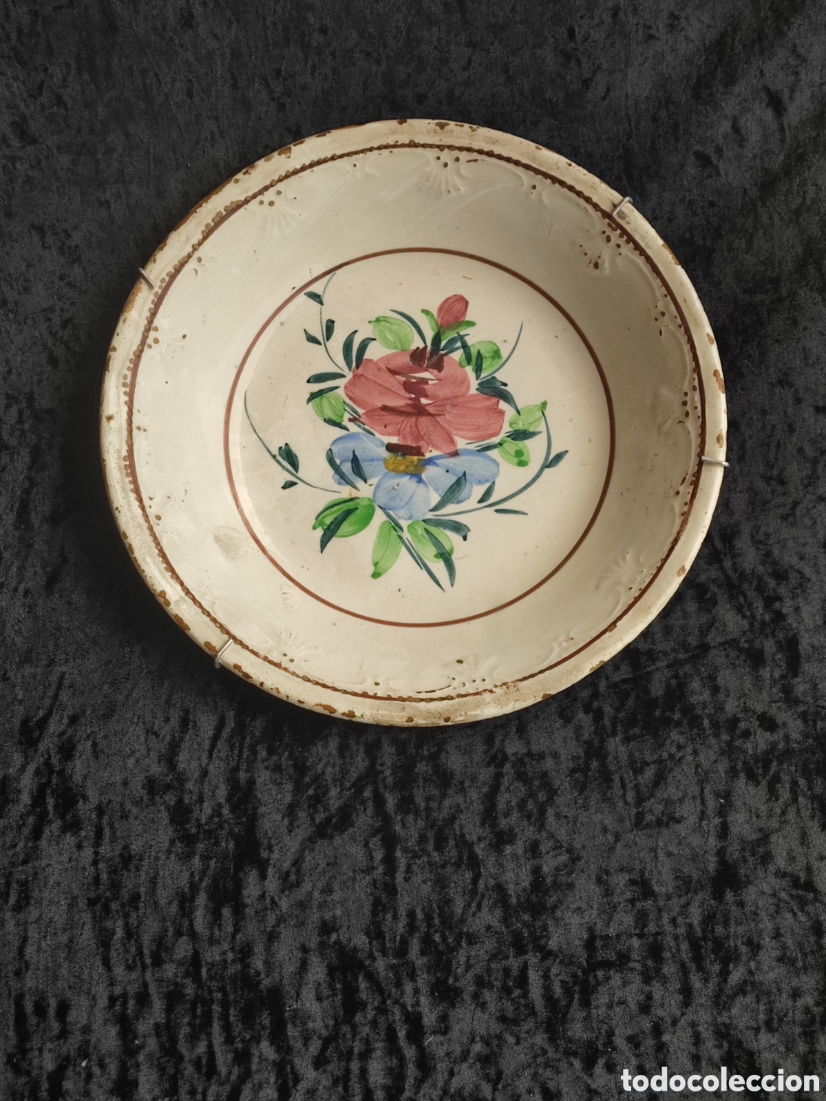 Antiquit&auml;ten: ANTIGUO PLATO DE MANISES S. XIX