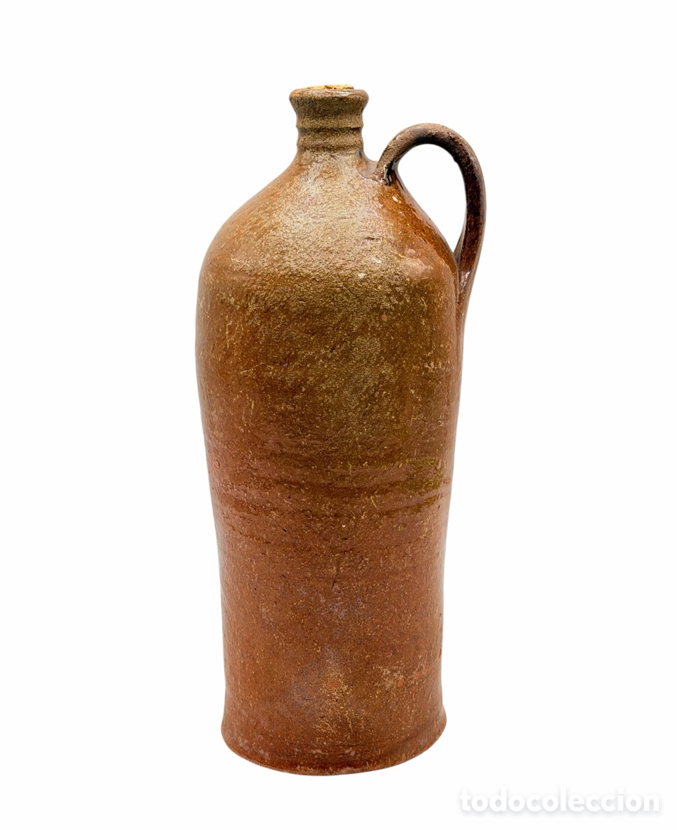 Antig&uuml;edades: Botella de Terracota de Cer&aacute;mica Extinta