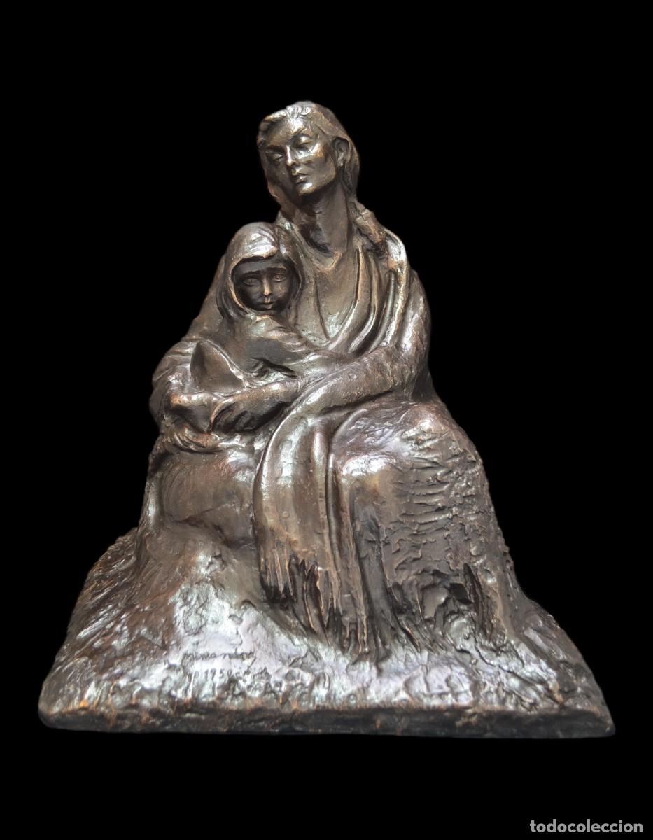 Antiques: MATERNIDAD, FIGURA DE BRONCE, LA GITANA ENCARNA, SEBASTIAN MIRANDA