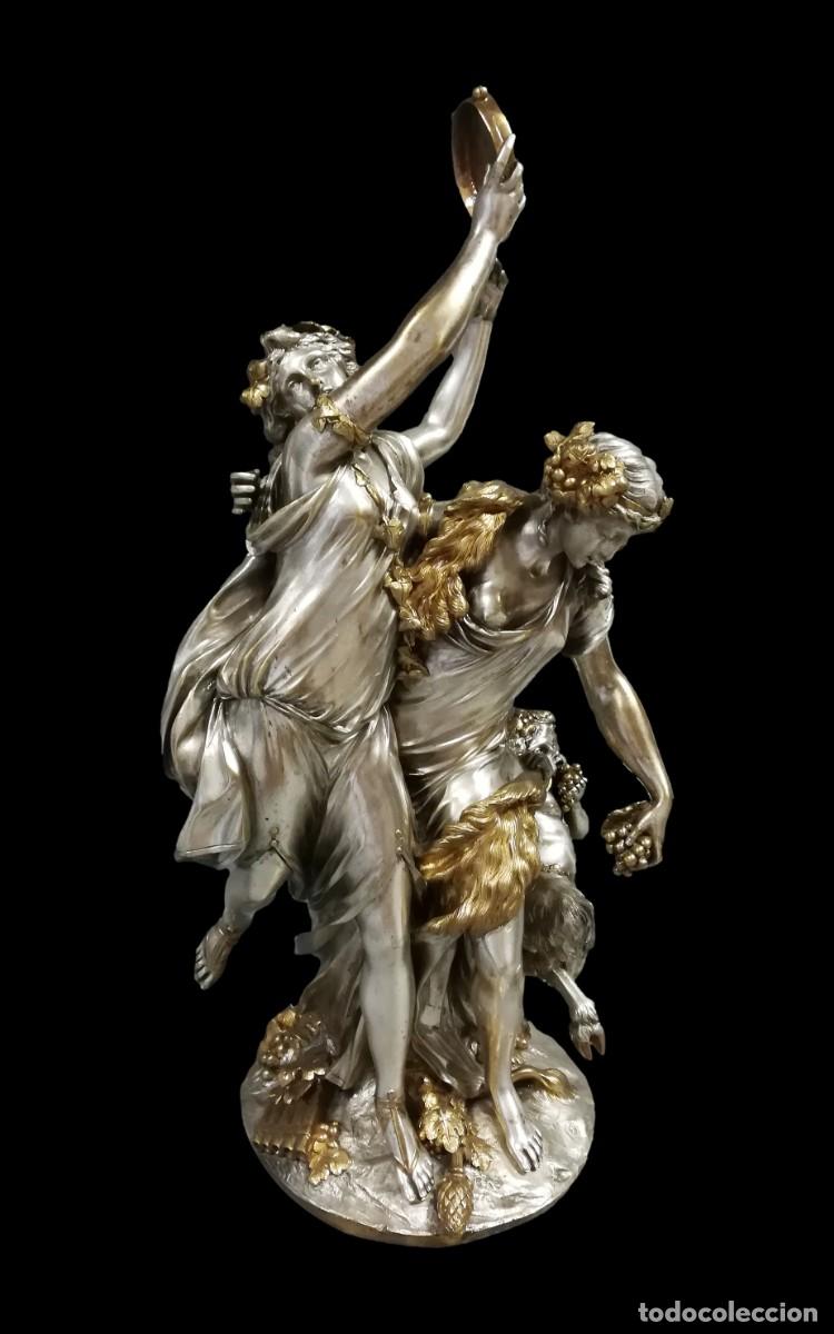 Antiguidades: BRONCE PLATEADO ANTIGUO MICHEL CLAUDE CLODION