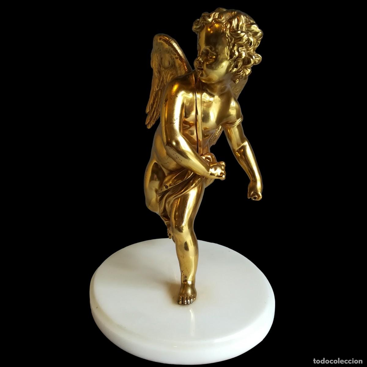 Antig&uuml;edades: FIGURA DE BRONCE DORADO DE CUPIDO - Foto 1