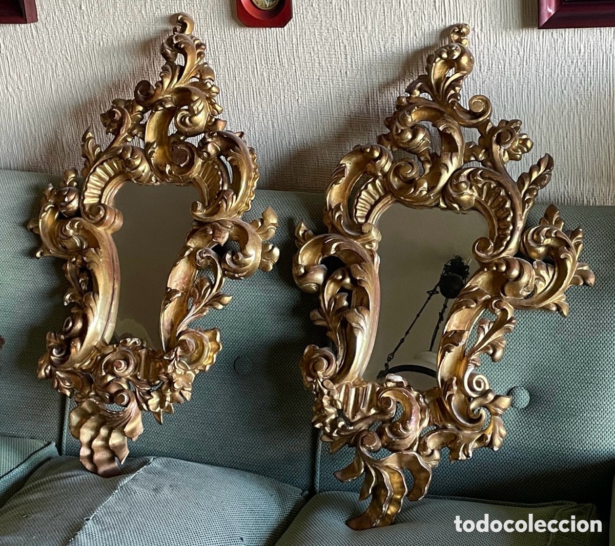 Antiquit&eacute;s: Espl&eacute;ndida pareja de Cornucopias