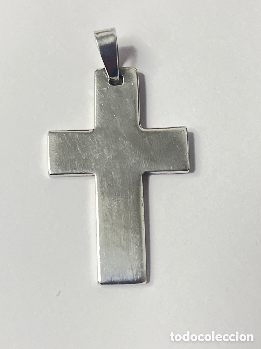 Antig&uuml;edades: Cruz de plata religiosa C318 - Foto 1
