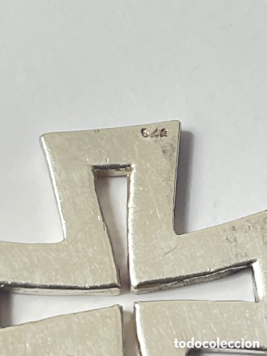 Antig&uuml;edades: Cruz de plata y n&aacute;car C318 - Foto 5