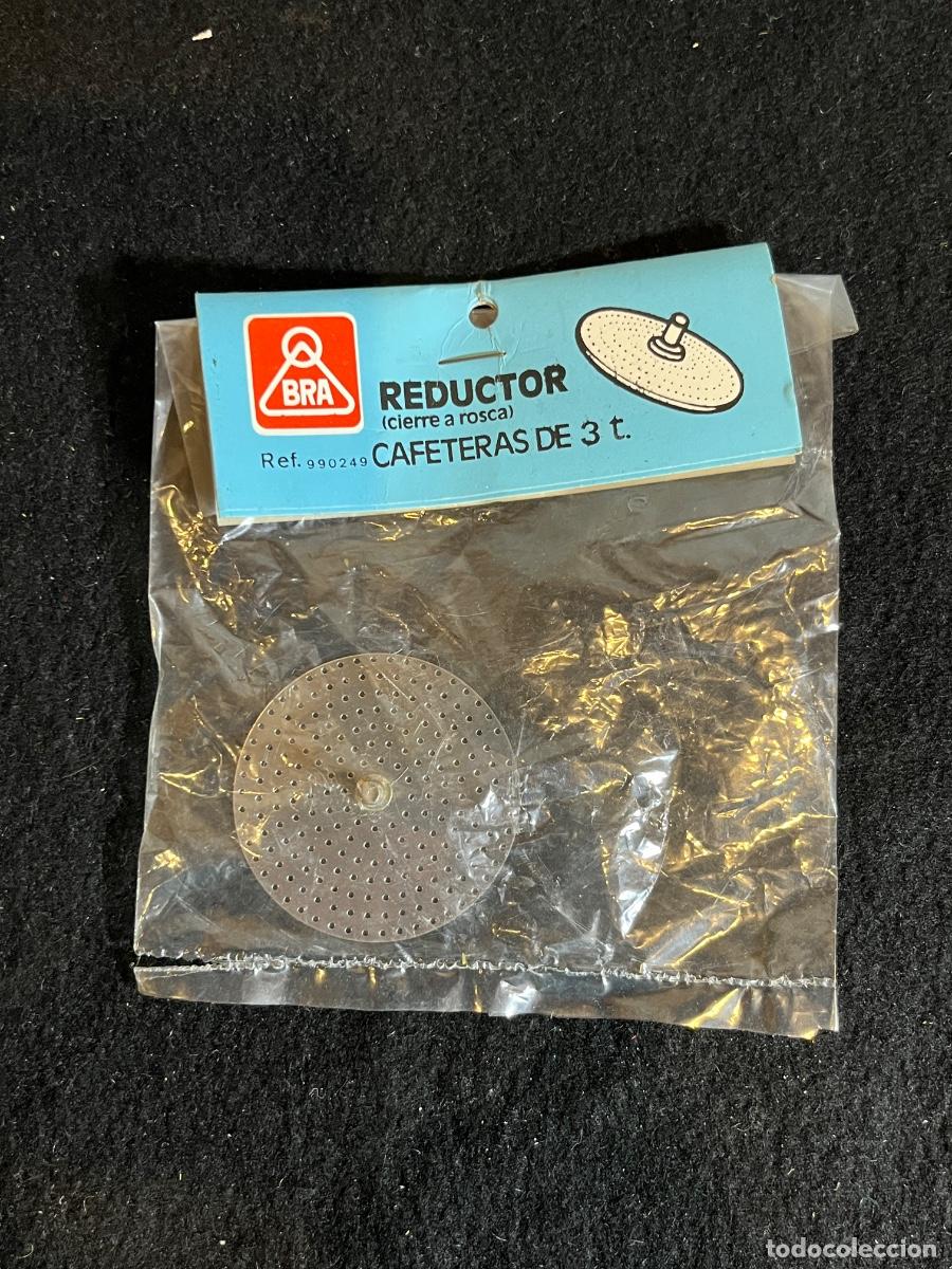 Antiguidades: Reductor Cafetera BRA Original 3 Tazas Nuevo Bl&iacute;ster Vintage Ref 990249 Made in Spain