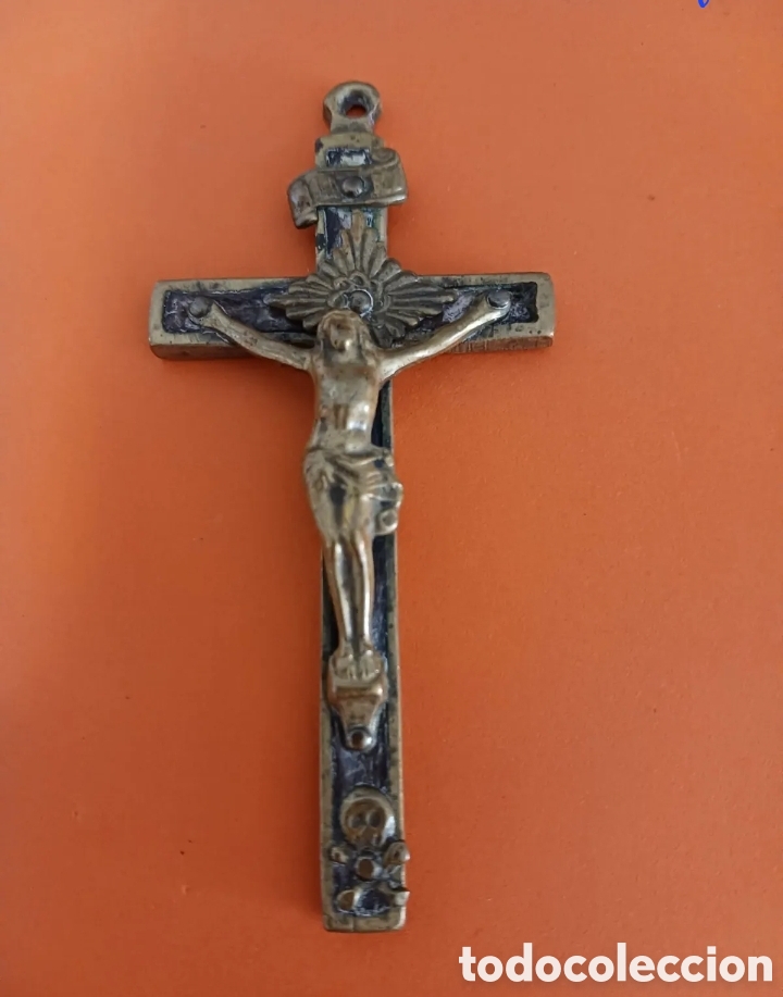 Antiquit&auml;ten: Antigua cruz pectoral, bronce