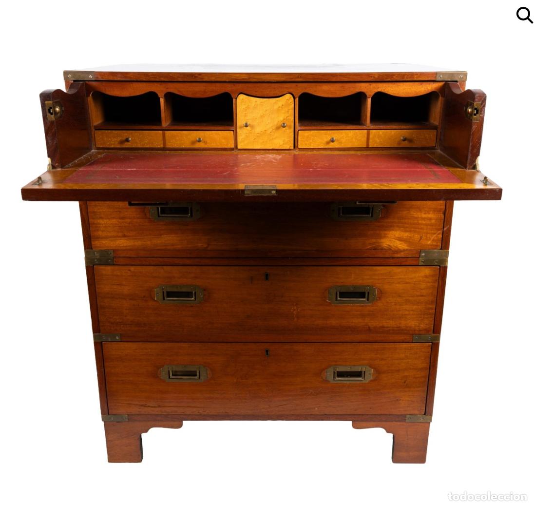 Antig&uuml;edades: Comoda Escritorio de barco Epoca Victoriana