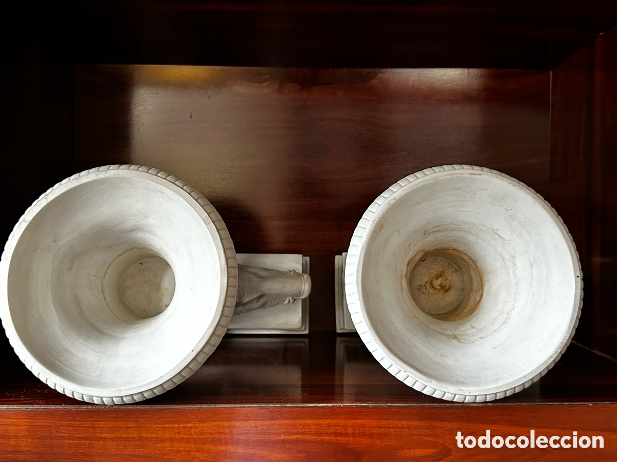 Antig&uuml;edades: PAREJA CUERNOS DE LA ABUNDANCIA BISCUIT - Foto 17