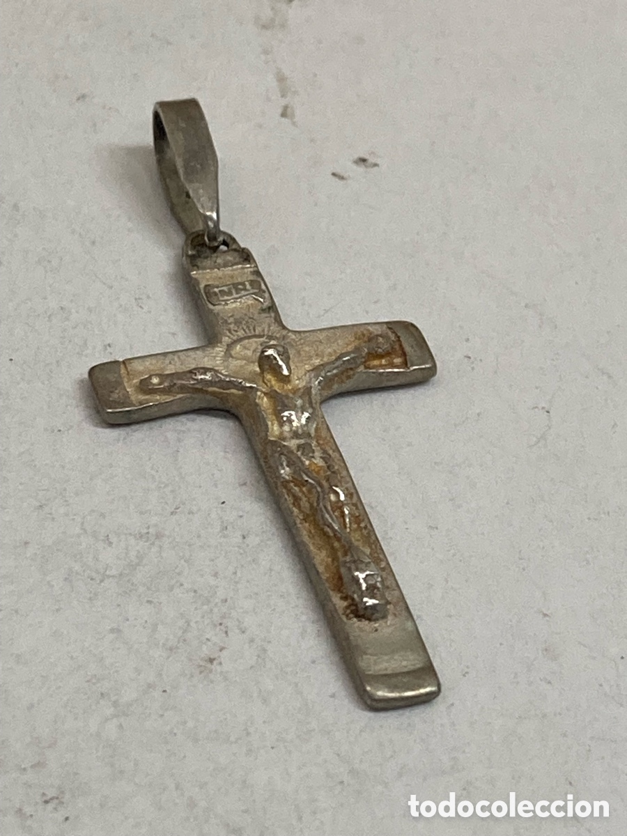 Antig&uuml;edades: Cruz de plata religiosa C584