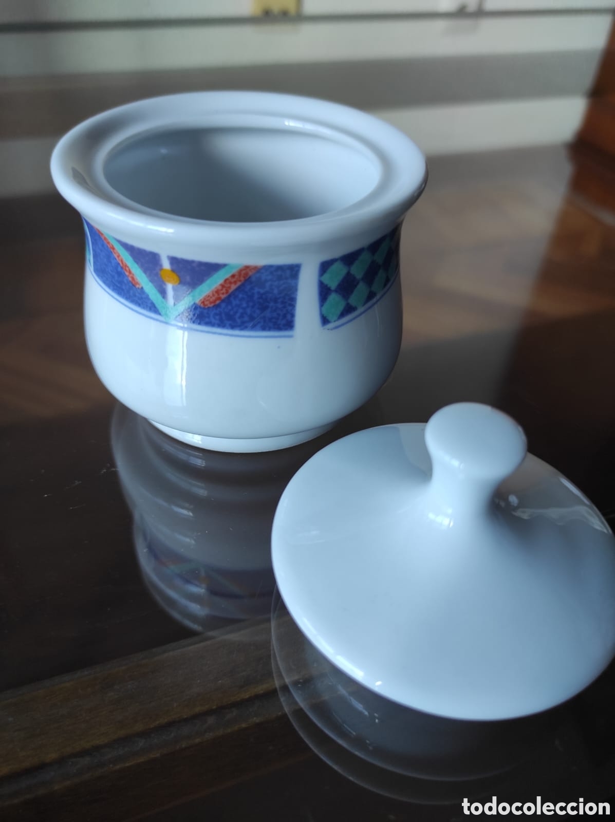 Antig&uuml;edades: Juego de tazas y cafetera - Foto 5