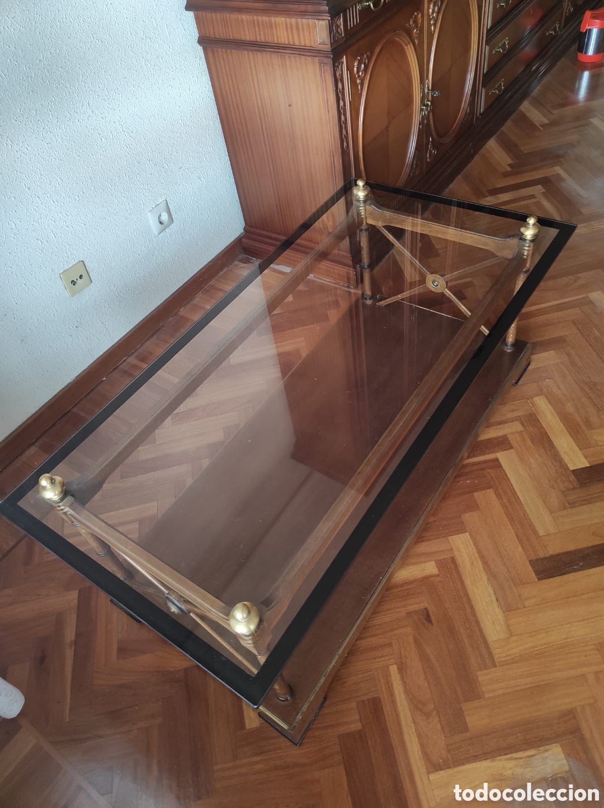 Antig&uuml;edades: Mesa de cristal salon - Foto 1