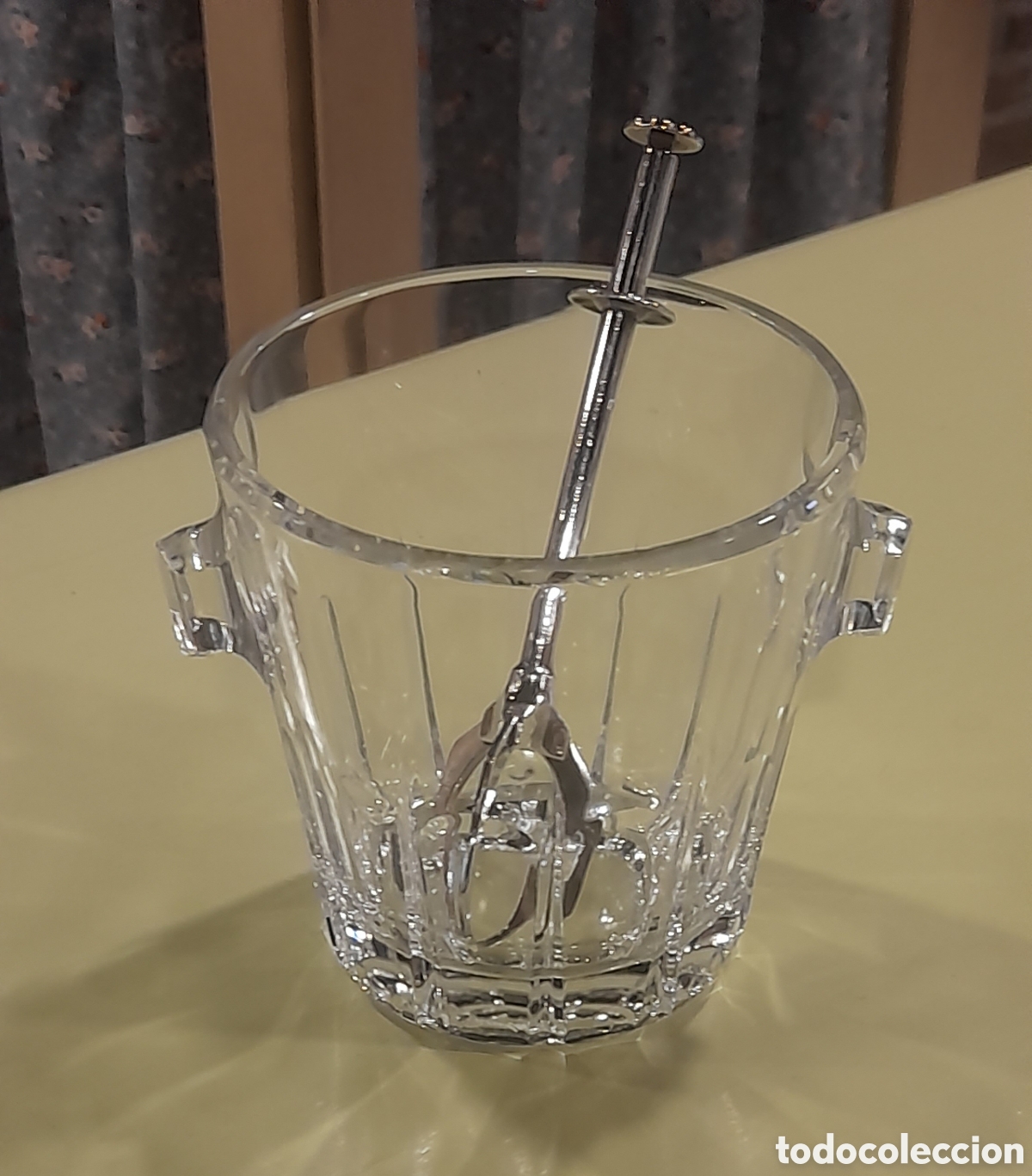 Antiques: Cubitera de hielo Val St. Lambert