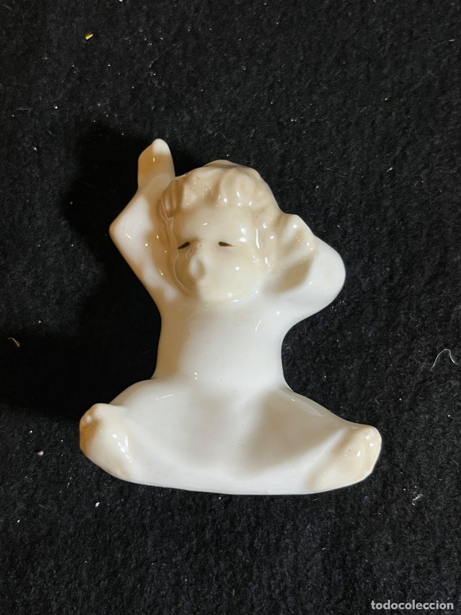 Antiquit&eacute;s: Figura porcelana ni&ntilde;o &aacute;ngel querub&iacute;n vintage Lladr&oacute; Nao Tengra decoraci&oacute;n colecci&oacute;n