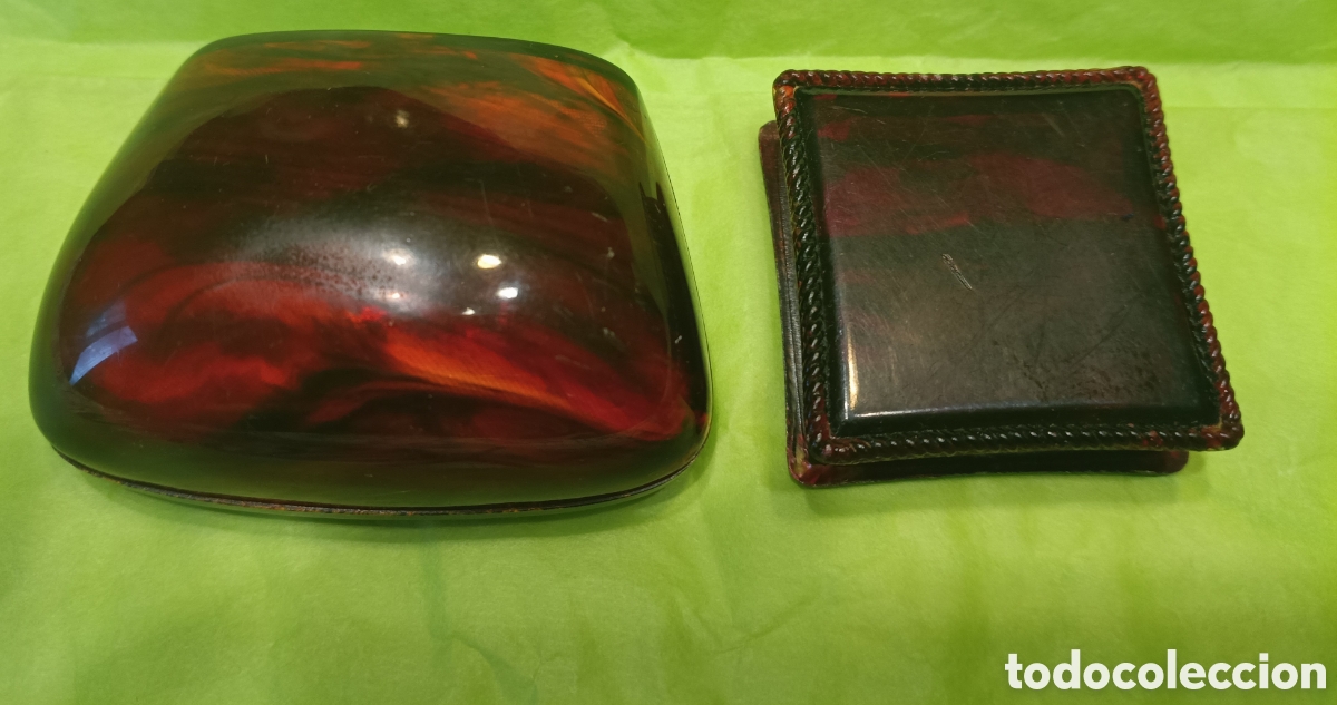 Antig&uuml;edades: 2 ESTUCHES JOYERO ANTIGUOS x6&euro;