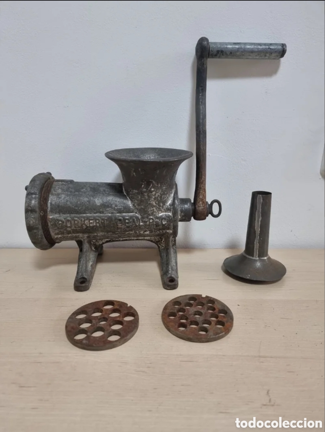 Antiques: PICADORA DE CARNE PORKET, NUMERO 22