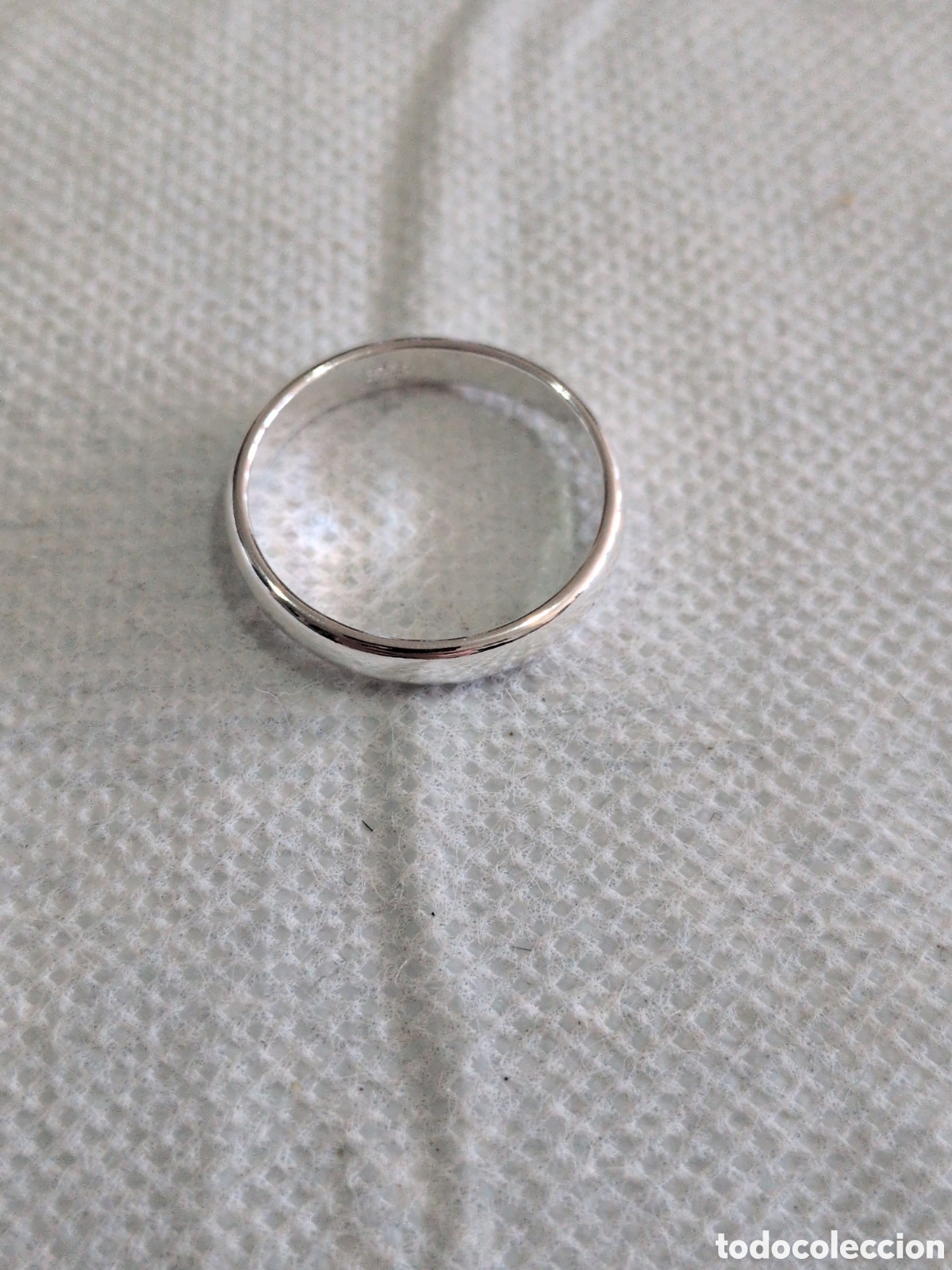 Antiques: Anillo alianza de plata de ley 925