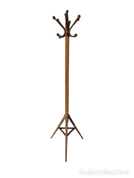 Antig&uuml;edades: Decorativo Perchero - Madera de Haya - A&ntilde;os 50