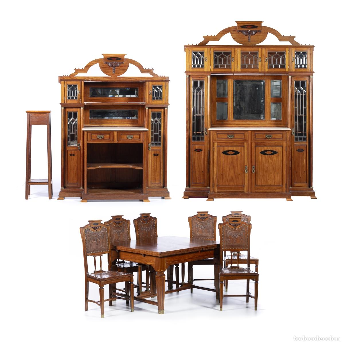 Antig&uuml;edades: Muebles de comedor Art Nouveau