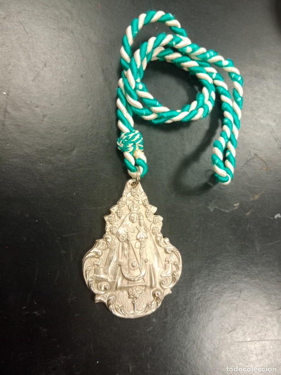 Antig&uuml;edades: PRECIOSA ANTIGUA MEDALLA VENERA PROCESIONAL - COFRADIA SANTISIMA VIRGEN DE LUNA - PATRONA POZOBLANCO
