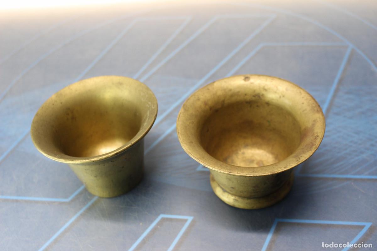 Antig&uuml;edades: 05. 2 Morteros, almirez de bronce con sus mazos. - Foto 6