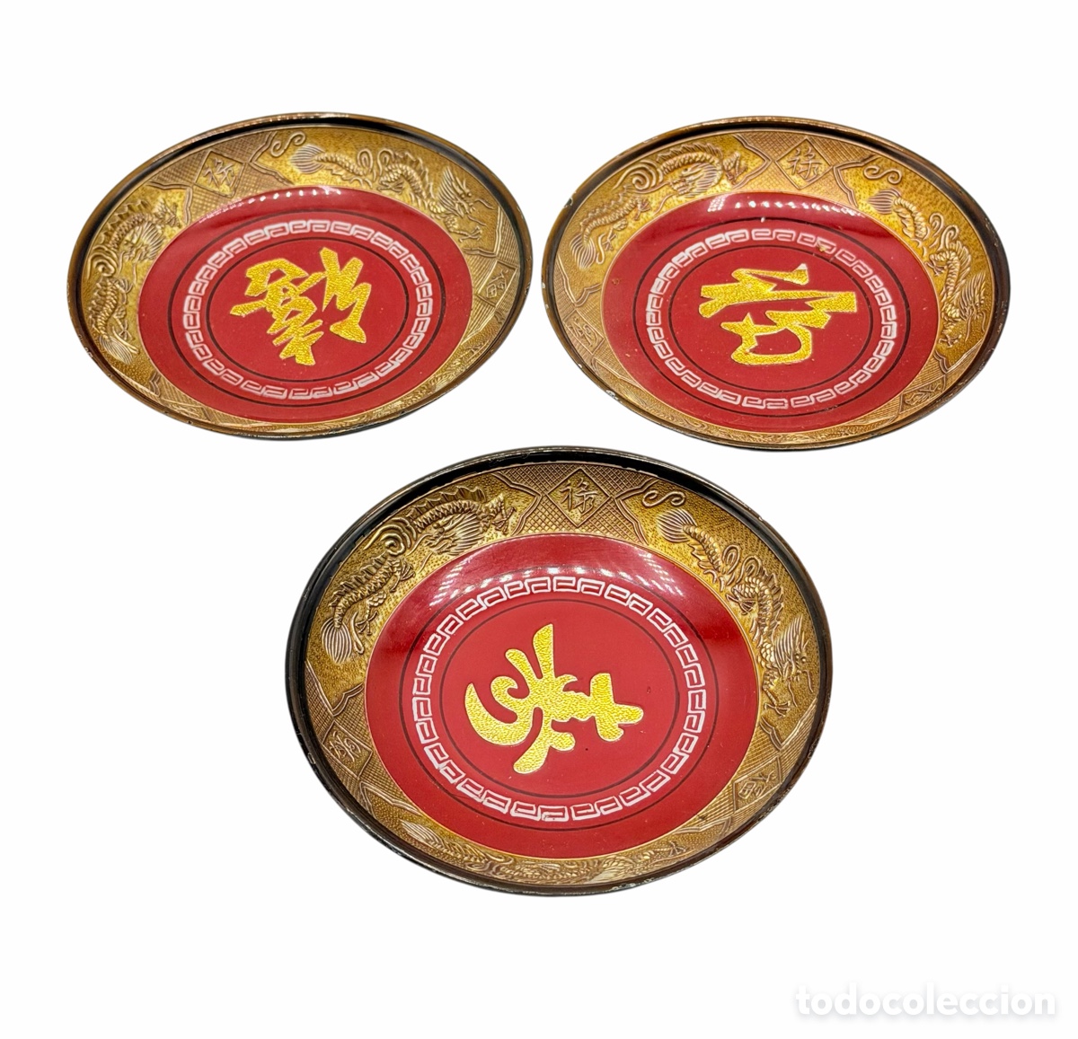 Antiguidades: Tres Bandejas Decorativas