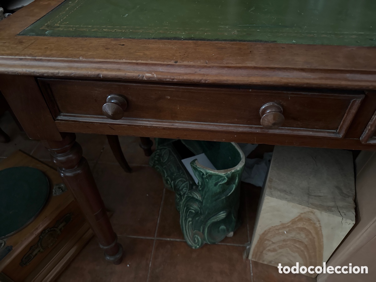 Antig&uuml;edades: Mesa de despacho en madera - Foto 2