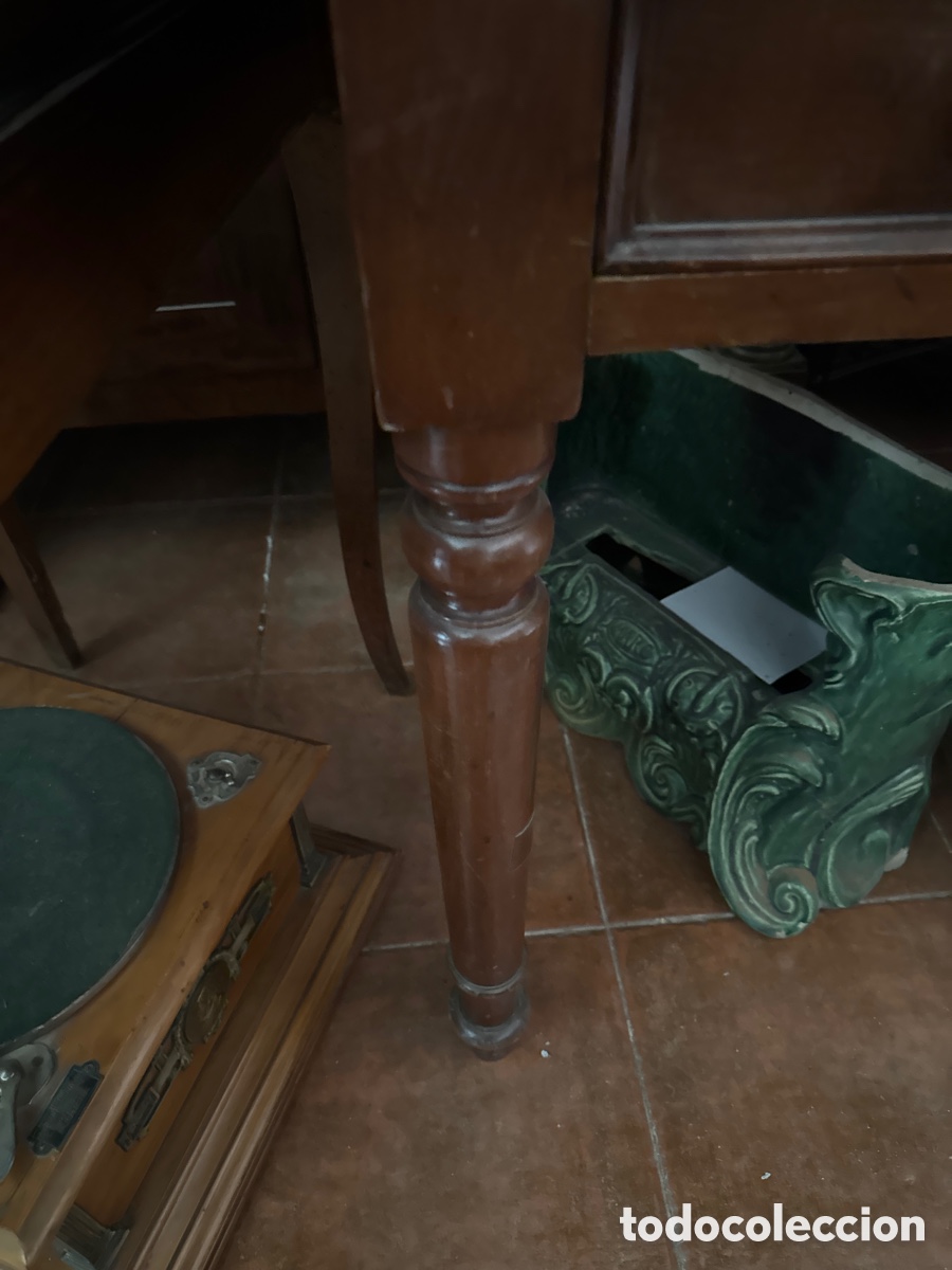 Antig&uuml;edades: Mesa de despacho en madera - Foto 3