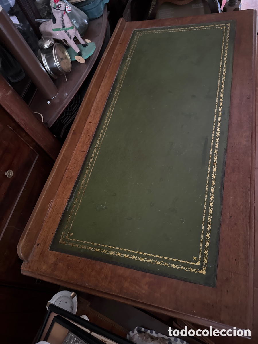 Antig&uuml;edades: Mesa de despacho en madera - Foto 4