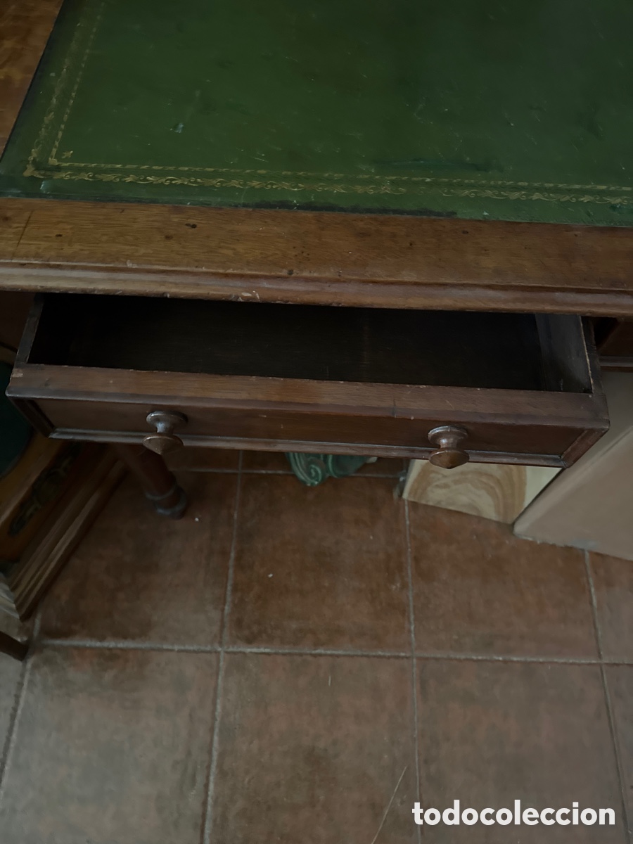Antig&uuml;edades: Mesa de despacho en madera - Foto 5