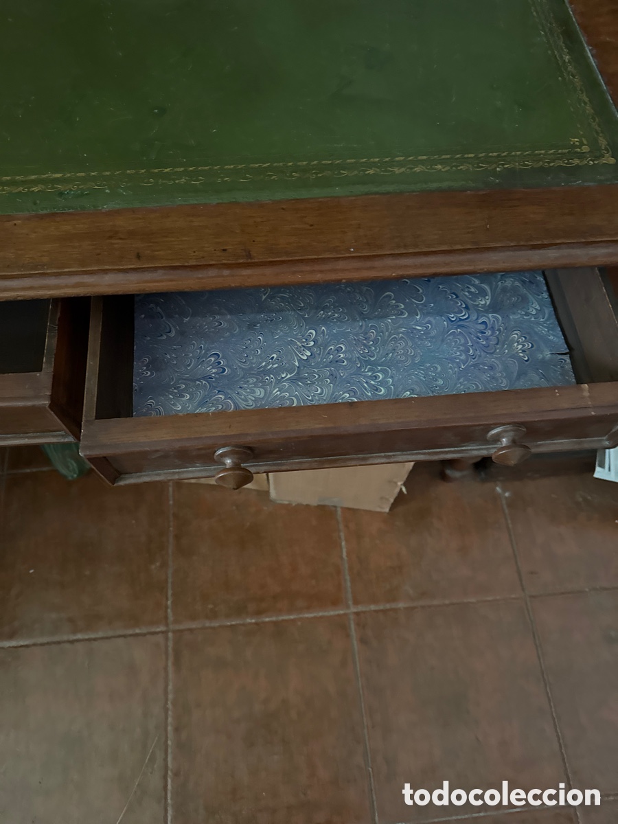 Antig&uuml;edades: Mesa de despacho en madera - Foto 6