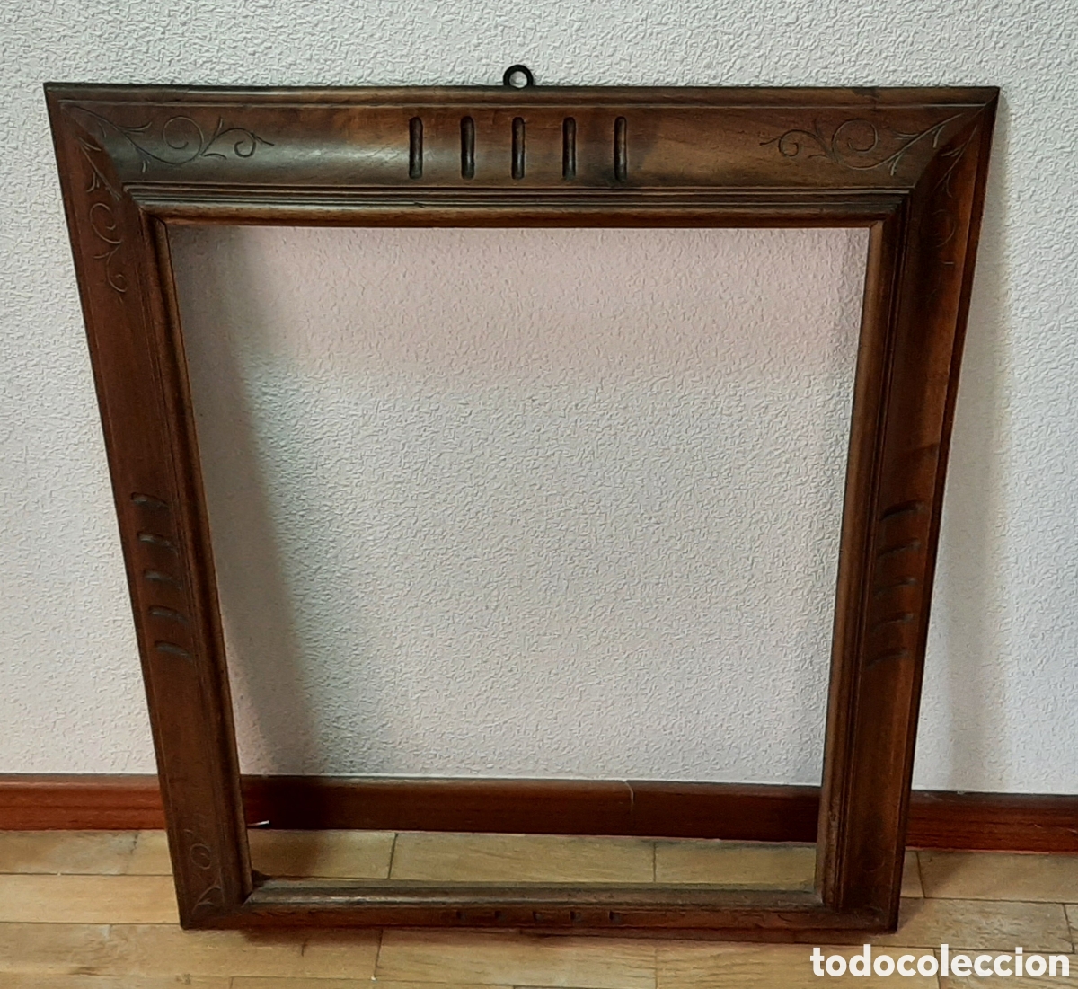 Antig&uuml;edades: Antiguo marco para retrato de madera