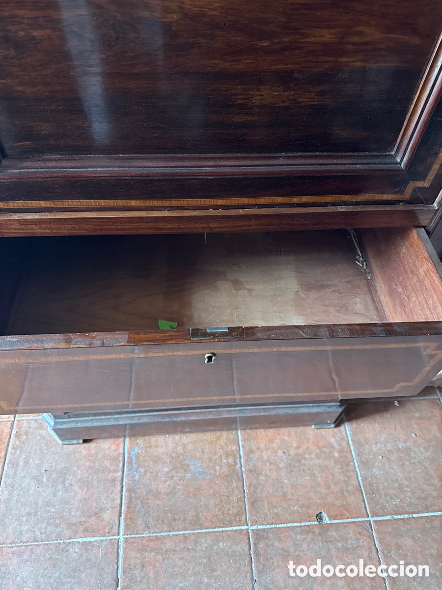 Antig&uuml;edades: Bureau en madera de palo santo - Foto 5