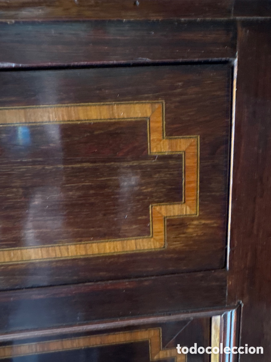 Antig&uuml;edades: Bureau en madera de palo santo - Foto 6