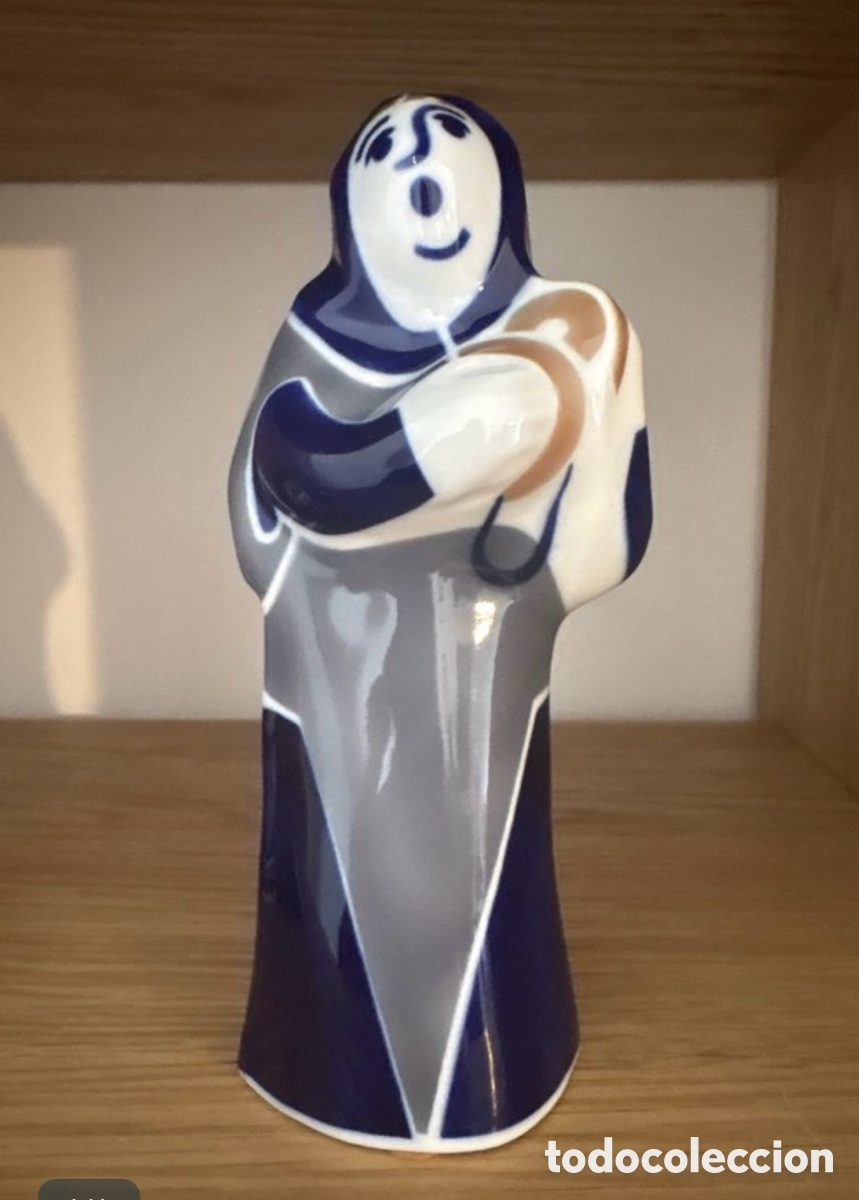 Oggetti Antichi: Figura Sargadelos Alba de Gloria, Pero Meogo