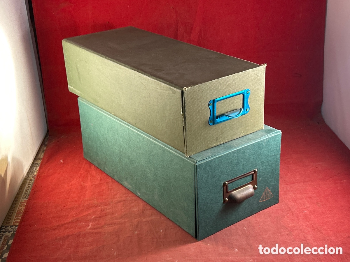 Antiguidades: CAJAS ARCHIVADORAS POSTALES