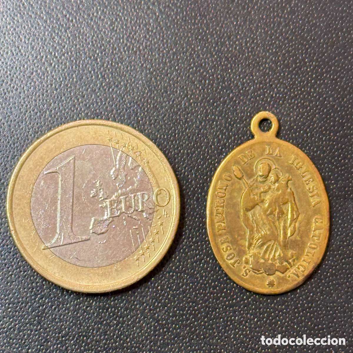 Antig&uuml;edades: Medalla S.XIX - San Jos&eacute; - Foto 3
