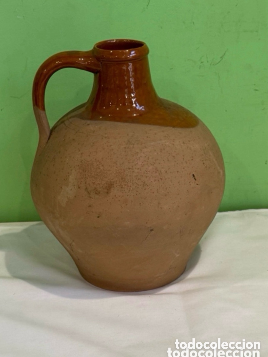 Antiquit&eacute;s: Jarra cer&aacute;mica antigua firmada naharro (Alfarer&iacute;a Antonio Naharro Flores).