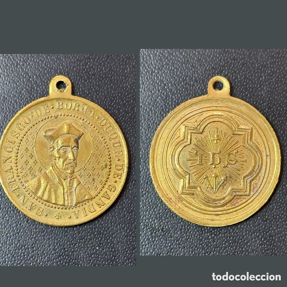 Antiguidades: Medalla S.XIX - Francisco de Borja - Duque de Gandia - Valencia