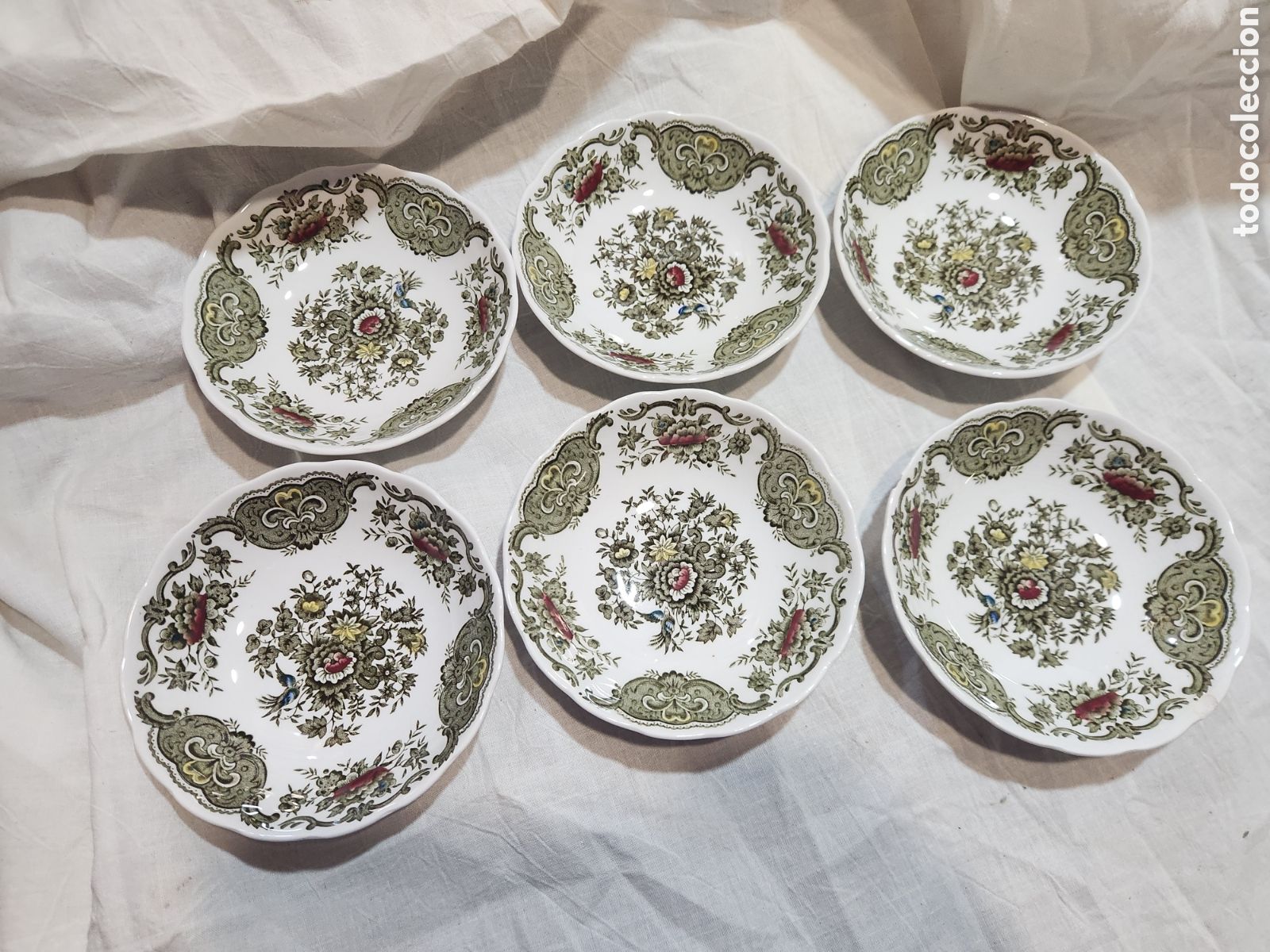 Antiques: 6 BOL RIDGWAY STAFFORSHIRE ENGLAND. WINDSOR.