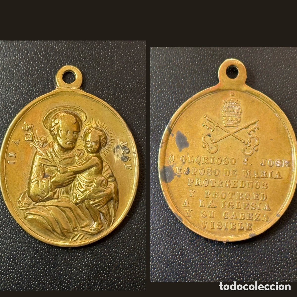 Antiques: MEDALLA SIGLO XIX - San Jos&eacute;