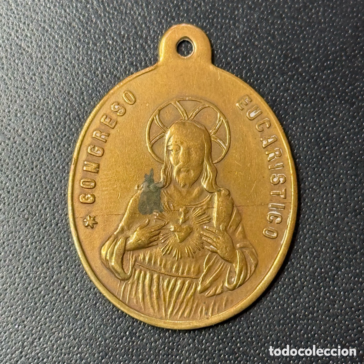 Antig&uuml;edades: MEDALLA 1893 - Congreso Eucar&iacute;stico Valencia - Foto 2