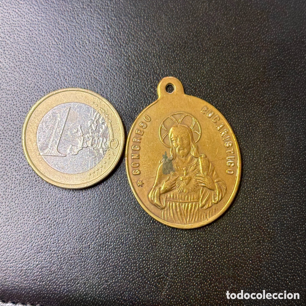 Antig&uuml;edades: MEDALLA 1893 - Congreso Eucar&iacute;stico Valencia - Foto 4