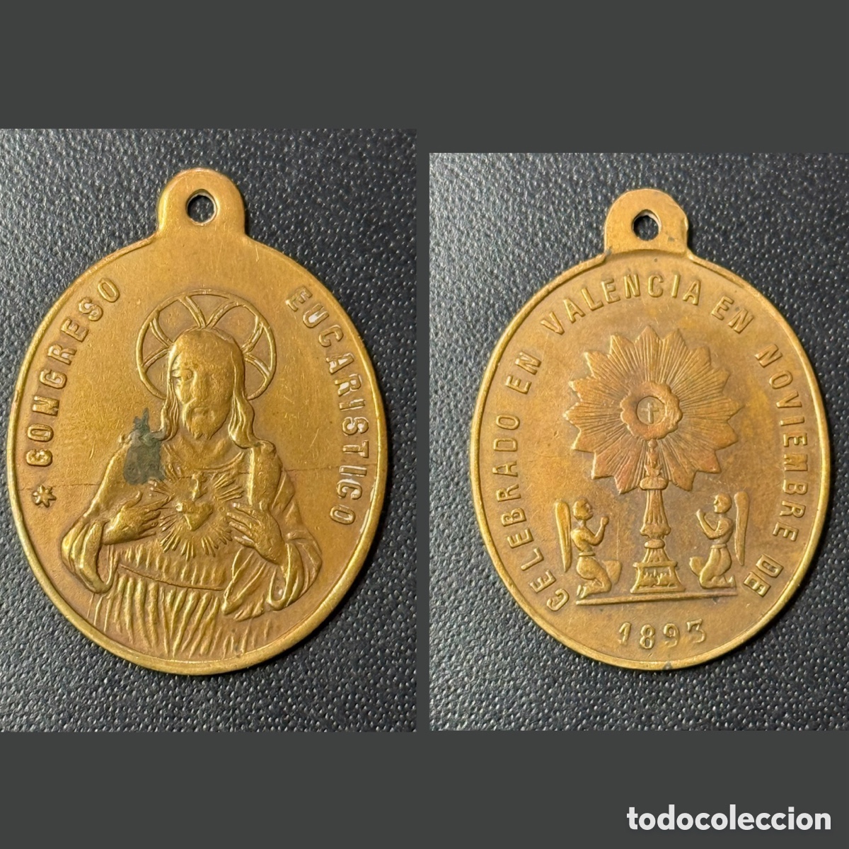 Antiquit&auml;ten: MEDALLA 1893 - Congreso Eucar&iacute;stico Valencia