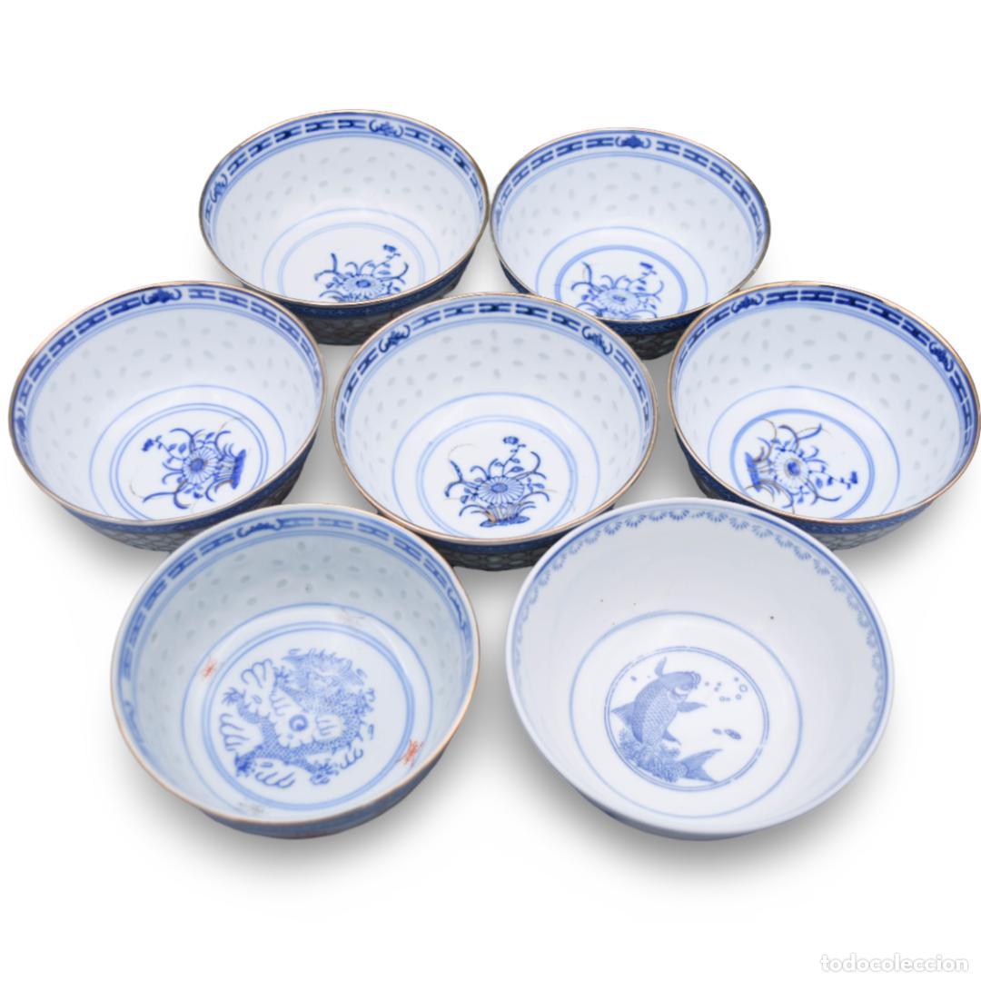 Antiquit&auml;ten: Cuencos de porcelana china - 7 unidades