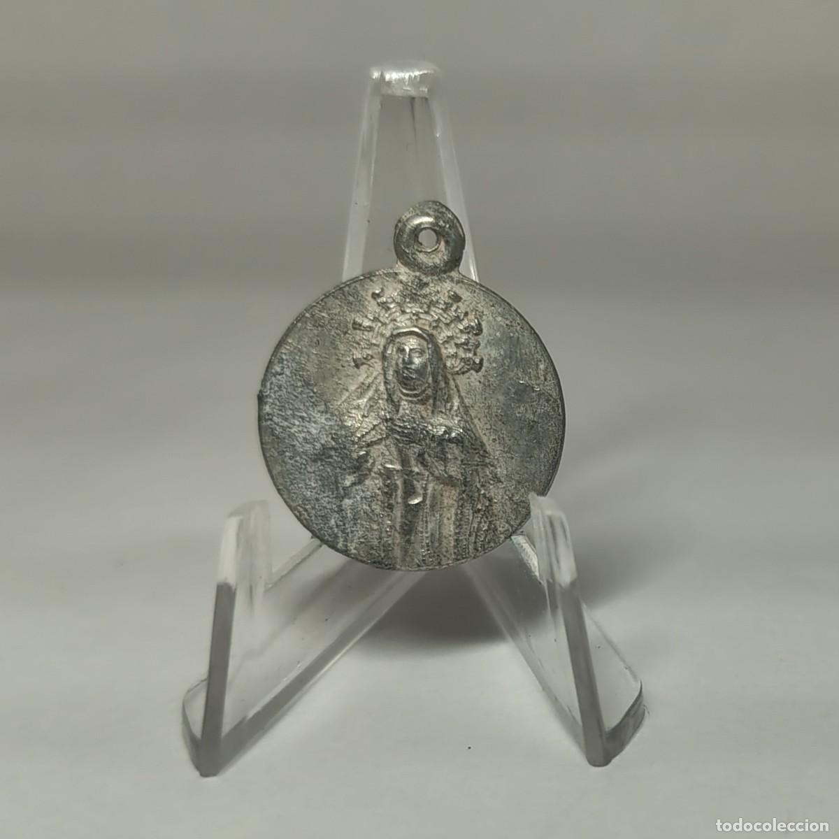 Antig&uuml;edades: Medalla religiosa / Colgante: VIRGEN. M339