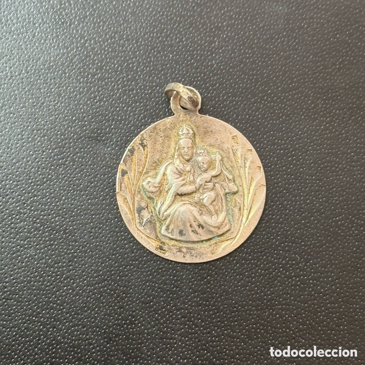 Antiquit&eacute;s: Medalla Plata S. XIX - Virgen del Carmen